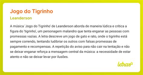 musica jogo do tigrinho